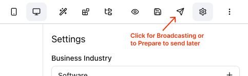 Broadcast Email Template Generated by Email Builder